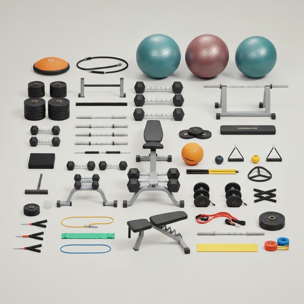 Olika typer av träningsutrustning
